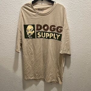 Dogg Supply Tan Short Sleeve Tee